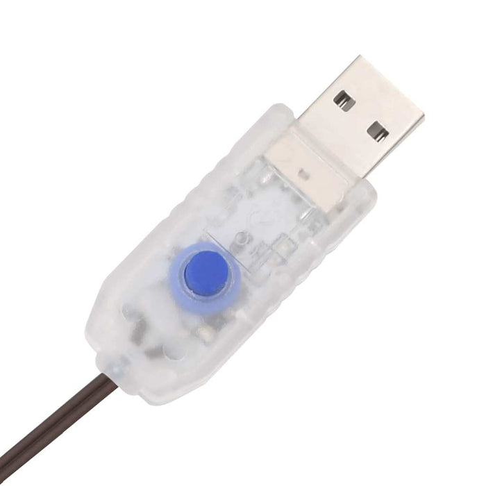 Decorazione Natale Famiglia di Renne 90 LED Bianco Caldo Rattan 372166