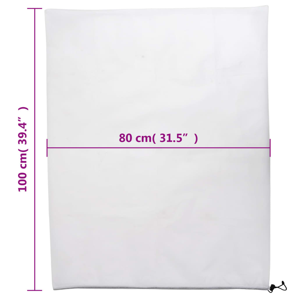 Coperture con Coulisse per Piante 8pz 70 g/m² 0,8x1 m 3203516