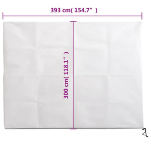 Coperture con Cerniera per Piante 2pz 70 g/m² 3,93x3 m 3203523