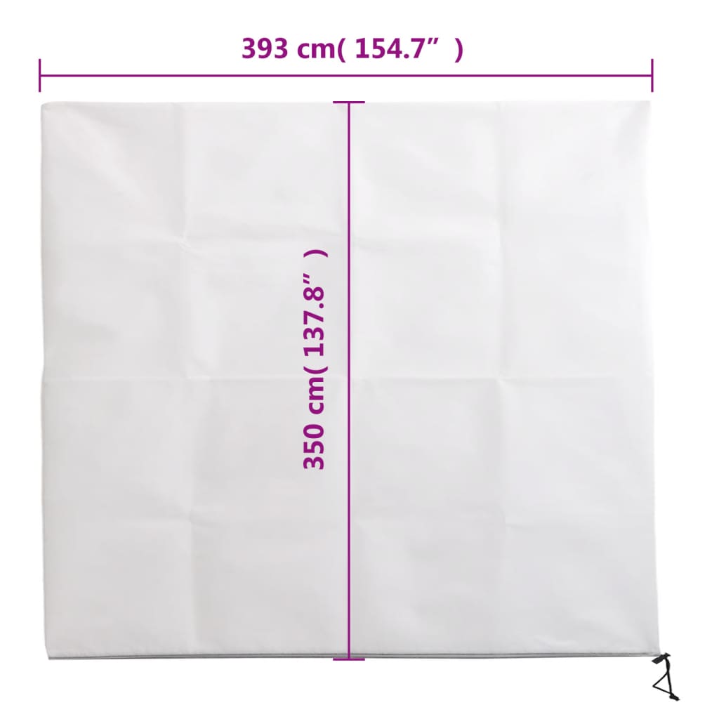 Coperture con Cerniera per Piante 2pz 70 g/m² 3,93x3,5 m 3203524