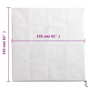 Coperture con Cerniera per Piante 10pz 70 g/m² 1,55x1,55 m 3203549