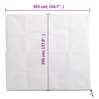 vidaXL Coperture con Cerniera per Piante 10pz 70 g/m² 3,93x3,5 m