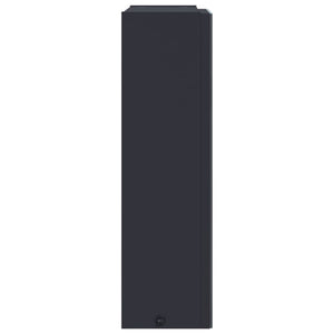 Armadietto Bagno con Specchio e LED-Mobile bagno con specchio Grigio Chiaro 45x13x52 cm