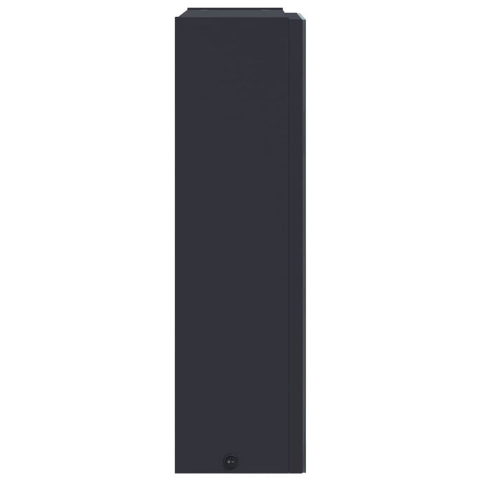 Armadietto Bagno con Specchio e LED-Mobile bagno con specchio Grigio Chiaro 45x13x52 cm