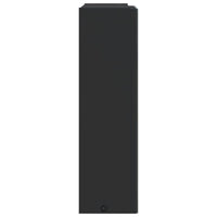 Armadietto Bagno con Specchio e LED Nero 45x13x52 cm 357967