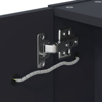 Armadietto Bagno con Specchio e LED-Mobile bagno con specchio Grigio 60x13x52 cm