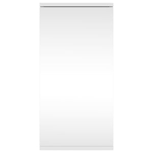 Armadietto Angolare con Specchio da Bagno-Mobiletto a specchio Bianco 30x24x60 cm