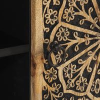 Mobile Porta TV 105x33x46cm in Legno Massello di Mango 358212