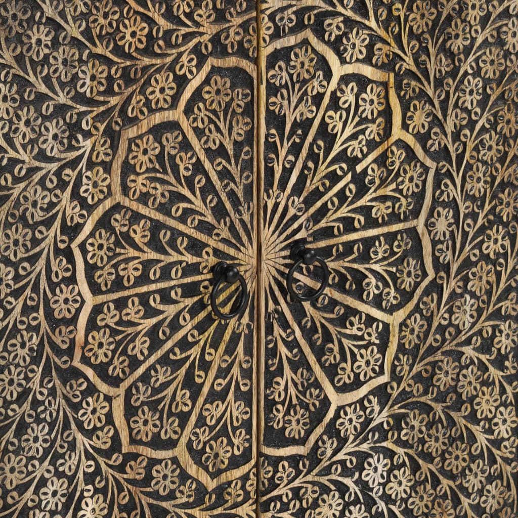 vidaXL Credenza 60x33x75 cm in Legno Massello di Mango