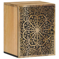 Mobile da Bagno a Parete 38x33x48 cm in Legno Massello di Mangocod mxl 112232