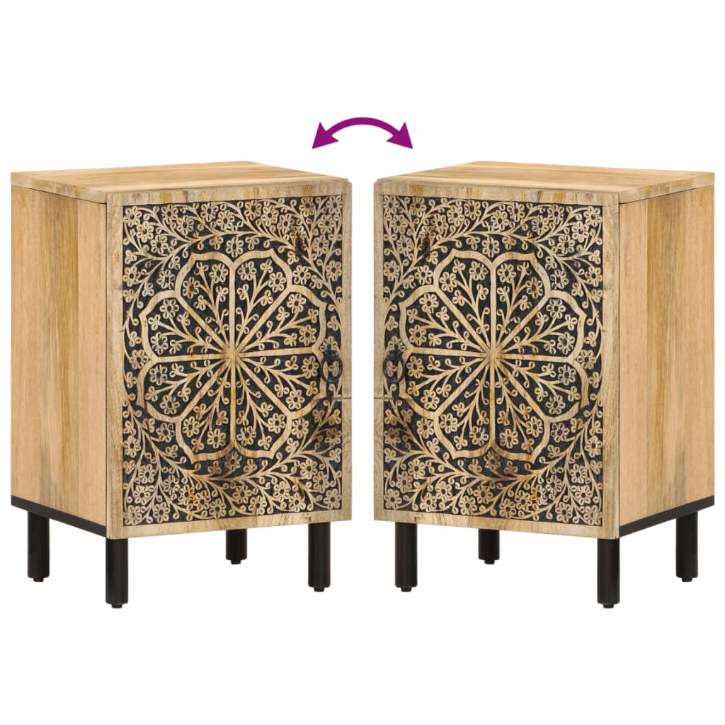 Mobile da Bagno 38x33x58 cm in Legno Massello di Mango 358233