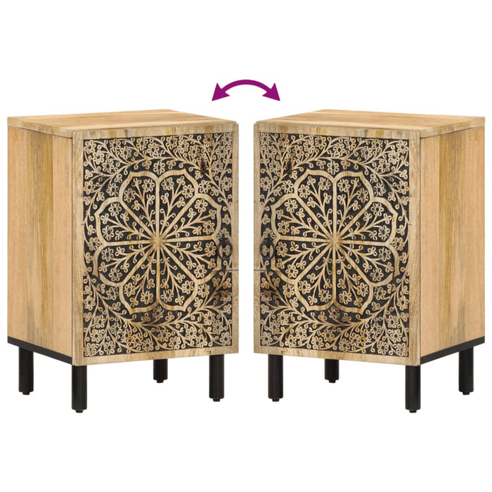 Mobile da Bagno 38x33x58 cm in Legno Massello di Mango 358233