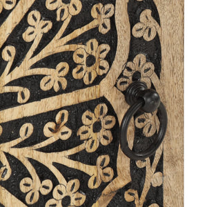 Mobile da Bagno 38x33x58 cm in Legno Massello di Mango 358233