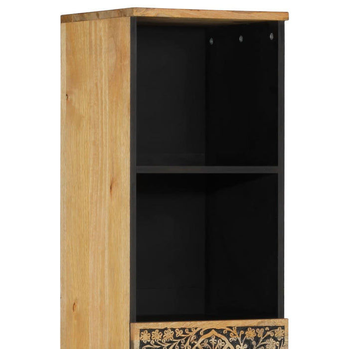 Mobile da Bagno 38x33x160 cm in Legno Massello di Mango