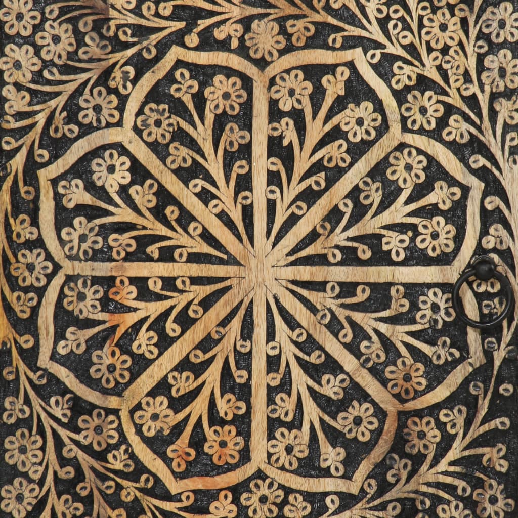 Mobile da Bagno 38x33x160 cm in Legno Massello di Mango