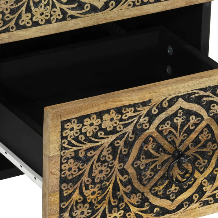 Credenza-Buffet-Armadio da cucina 40x33x75 cm in Legno Massello di Mango 633322