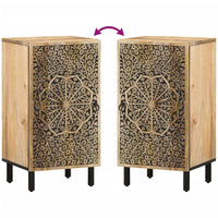 vidaXL Credenza 40x33x75 cm in Legno Massello di Mango