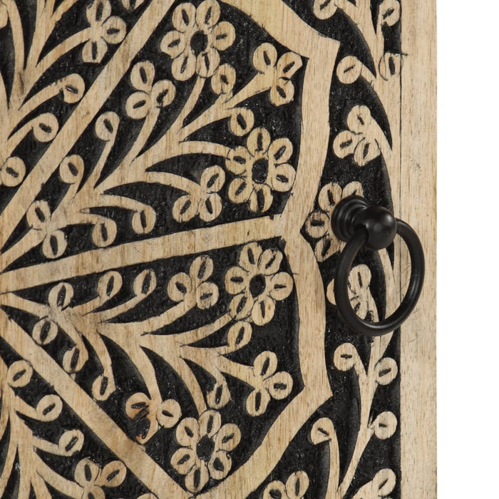 Credenza 40x33x75 cm in Legno Massello di Mango 358236