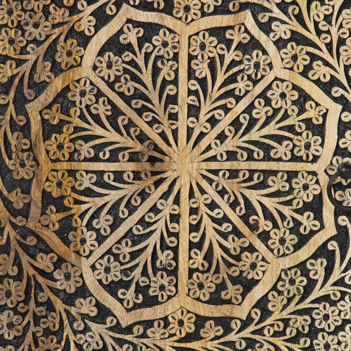 Credenza 40x33x75 cm in Legno Massello di Mango 358236