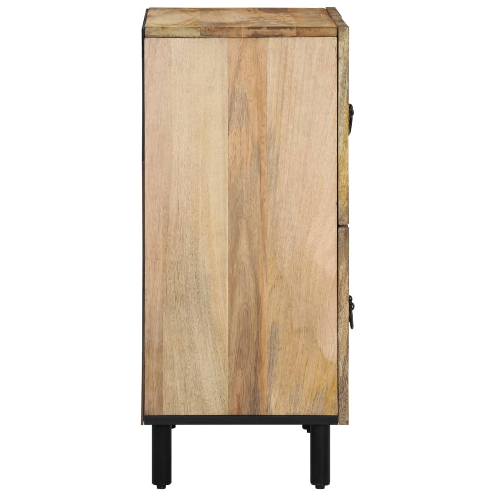 Credenza-Buffet-Armadio da cucina 60x33x75 cm in Legno Massello di Mango 535093