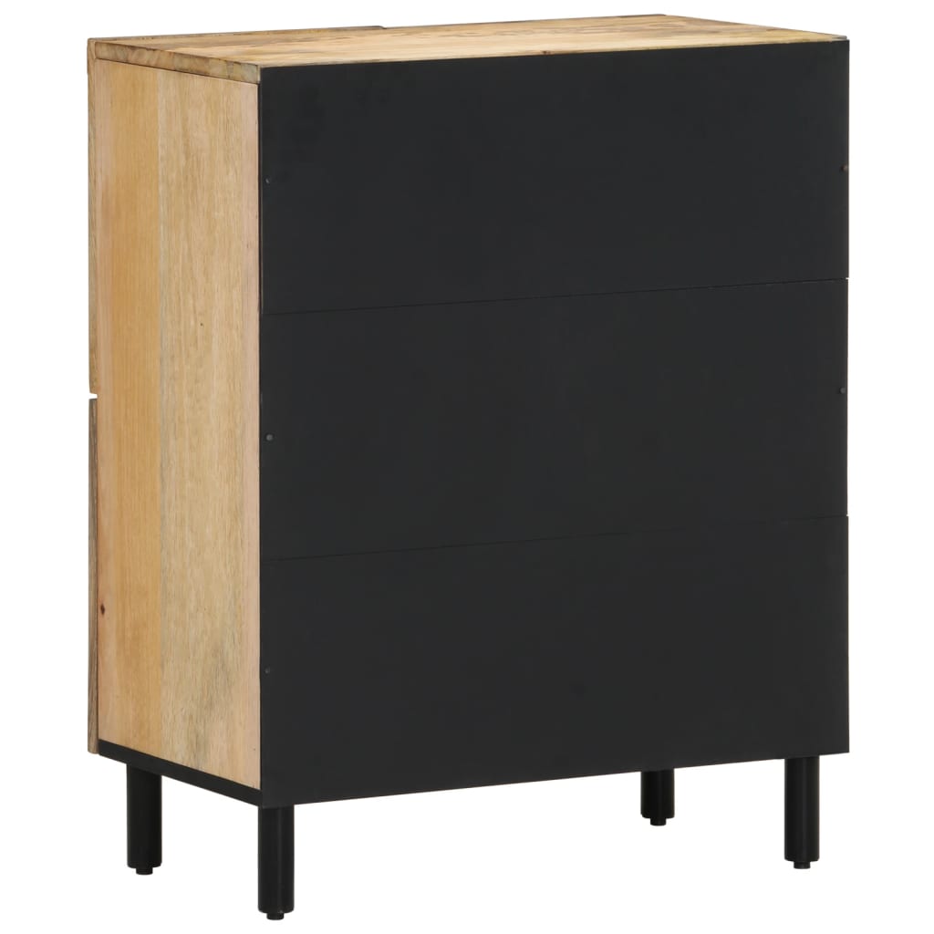 Credenza 60x33x75 cm in Legno Massello di Mango 358238