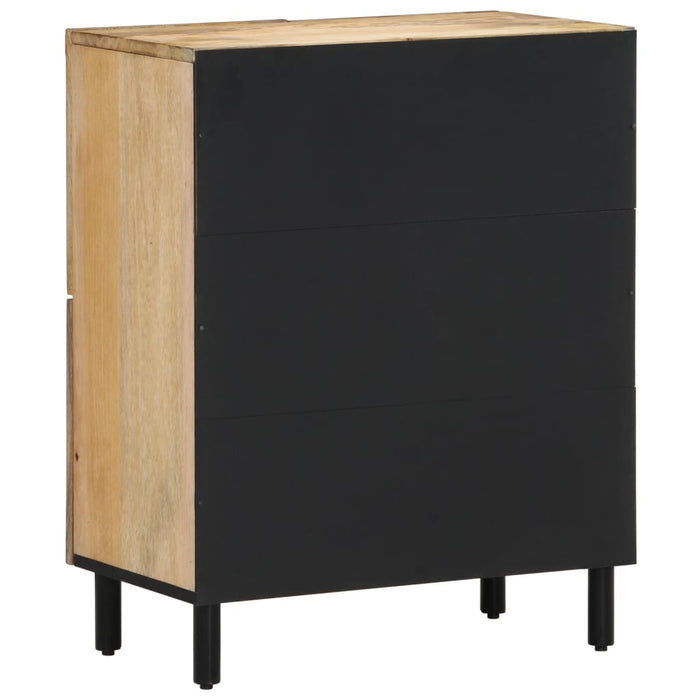Credenza 60x33x75 cm in Legno Massello di Mango 358238