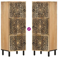 vidaXL Credenza 40x33x110 cm in Legno Massello di Mango