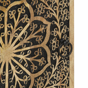 vidaXL Credenza 40x33x110 cm in Legno Massello di Mango