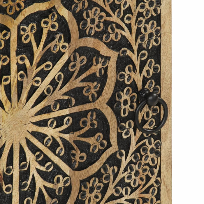 vidaXL Credenza 40x33x110 cm in Legno Massello di Mango