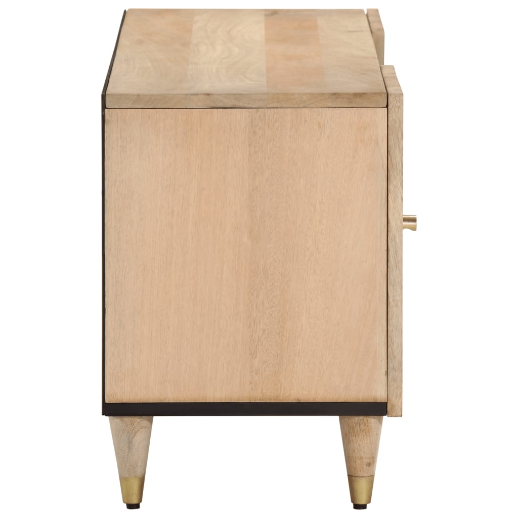 Mobile Porta TV 105x33x46cm in Legno Massello di Mango 358248