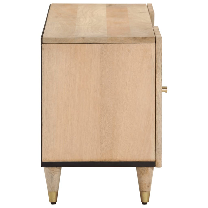 Mobile Porta TV 105x33x46cm in Legno Massello di Mango 358248