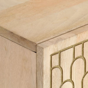 Mobile Porta TV 105x33x46cm in Legno Massello di Mango 358248