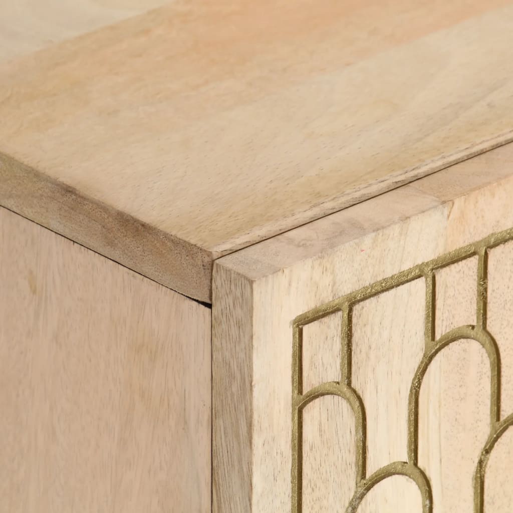 Mobile Porta TV-Mobile per TV-Credenza TV 105x33x46cm in Legno Massello di Mango 459287