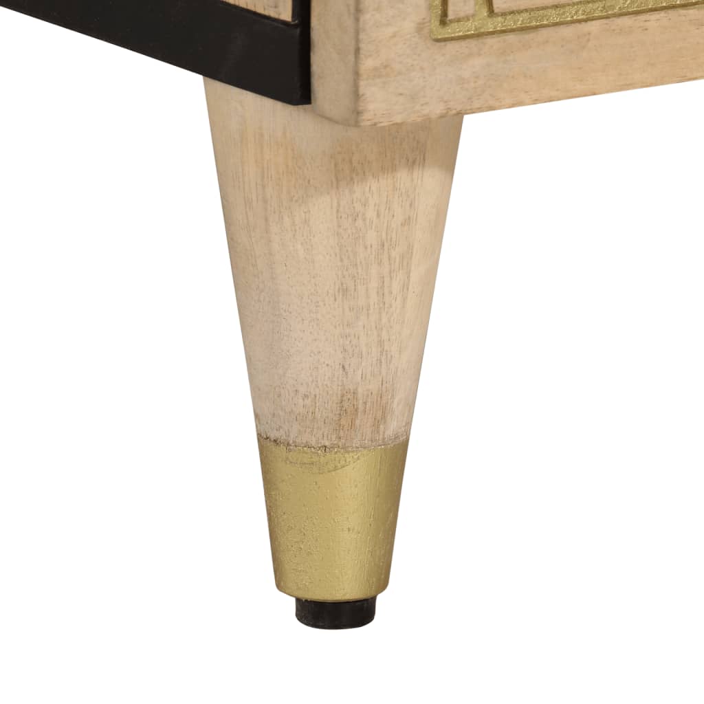 Mobile Porta TV 105x33x46cm in Legno Massello di Mango 358248