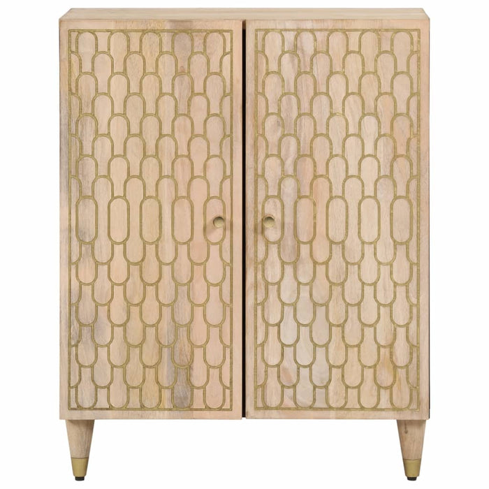 Credenza 60x33x75 cm in Legno Massello di Mango 358250