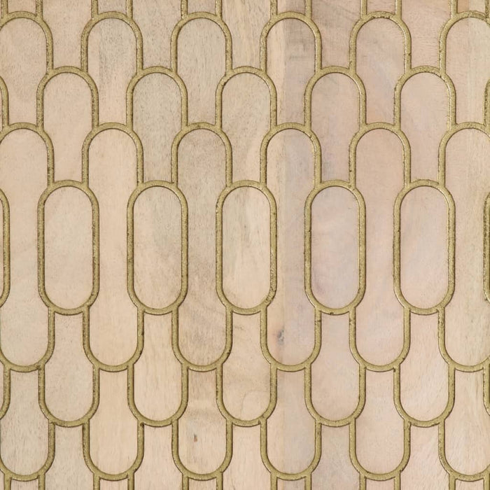 Credenza-Buffet-Armadio da cucina 60x33x75 cm in Legno Massello di Mango 168749