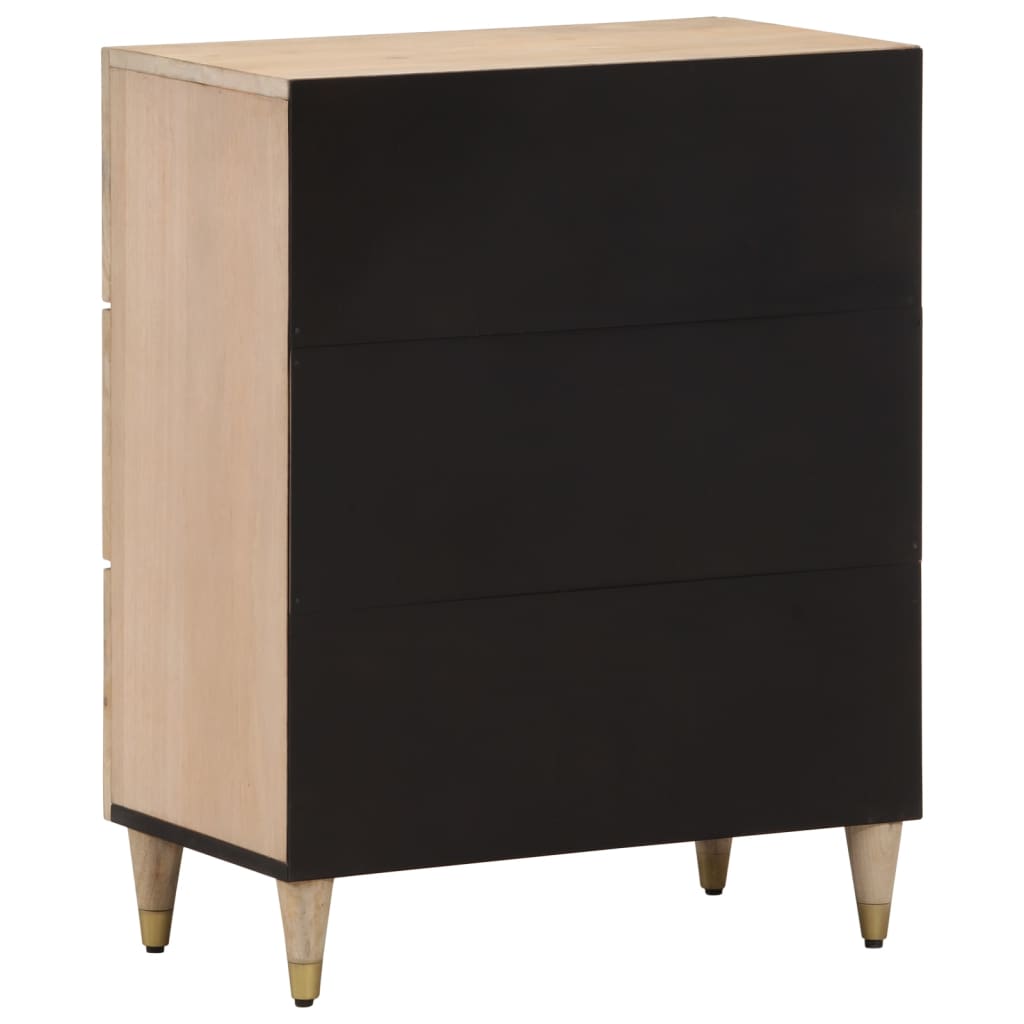 Credenza 60x33x75 cm in Legno Massello di Mango 358251