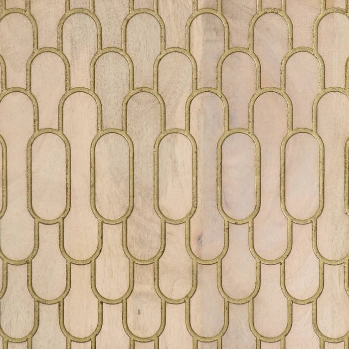 Tavolino da Salotto 100x54x40 cm in Legno Massello di Mango