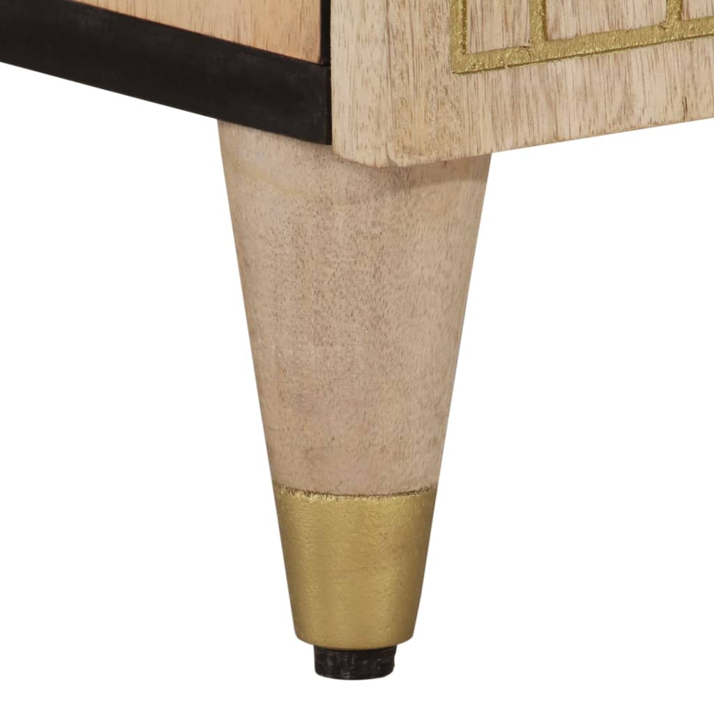Mobile Porta TV-Mobile per TV-Credenza TV 100x33x46 cm in Legno Massello di Mango 234051
