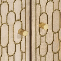 Mobile Lavabo da Bagno-Armadietto da bagno 62x33x58cm in Legno Massello di Mango 768744