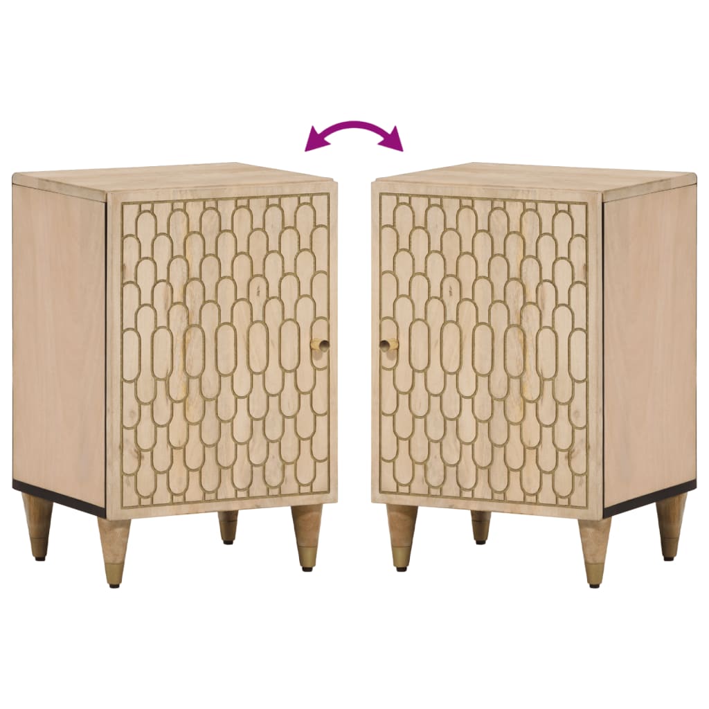 Mobile da Bagno 38x33x58 cm in Legno Massello di Mango