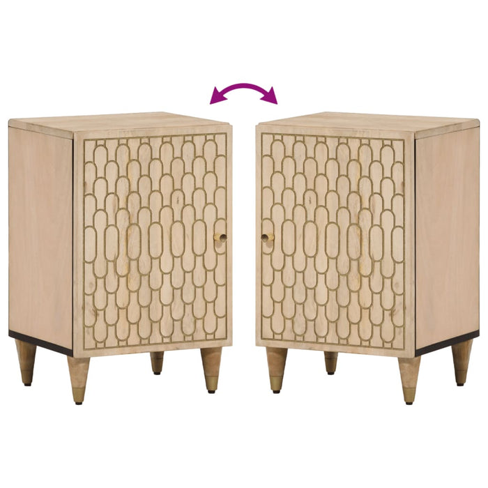 Mobile da Bagno 38x33x58 cm in Legno Massello di Mango