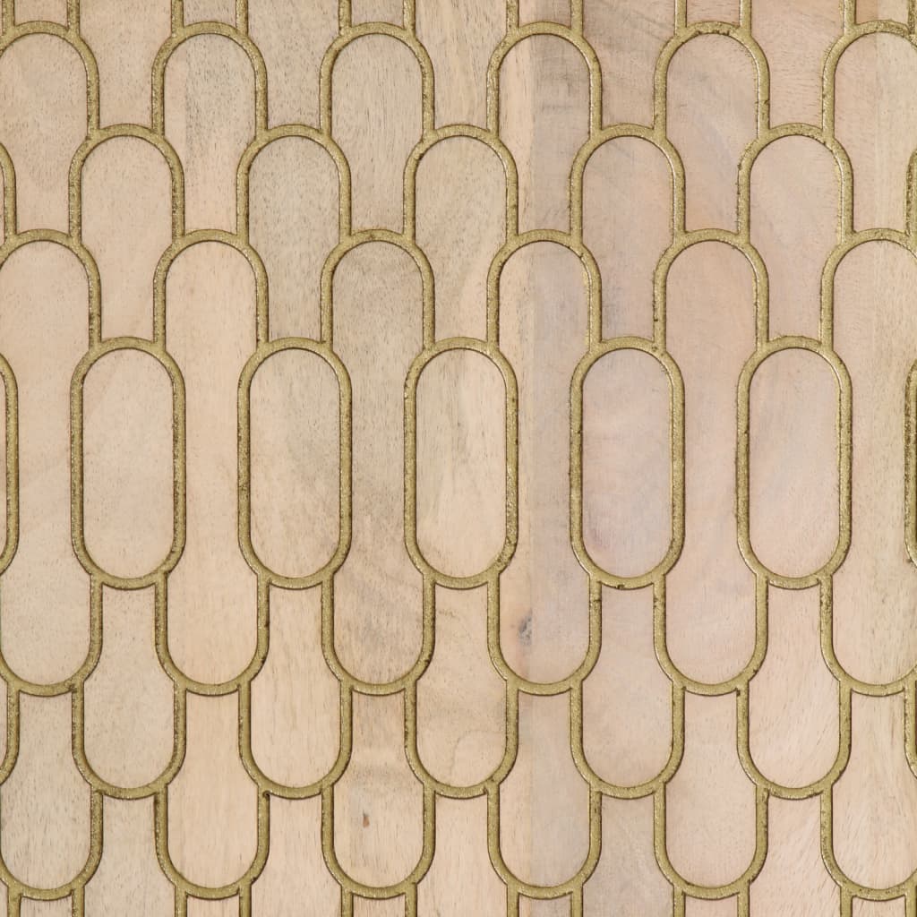 Mobile da Bagno 38x33x160 cm in Legno Massello di Mango 358270