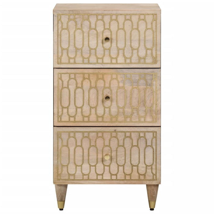 Credenza 40x33x75 cm in Legno Massello di Mangocod mxl 91879