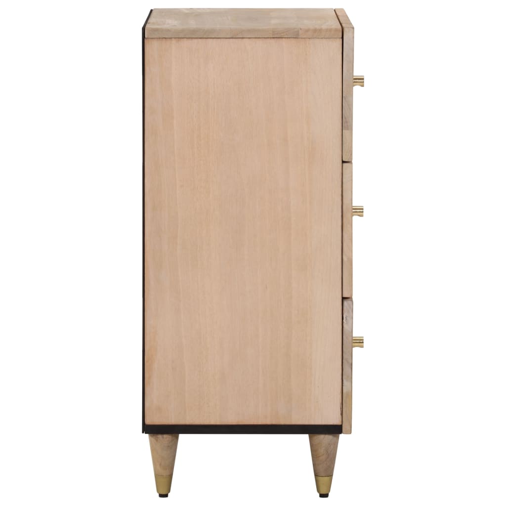 Credenza 40x33x75 cm in Legno Massello di Mango 358271