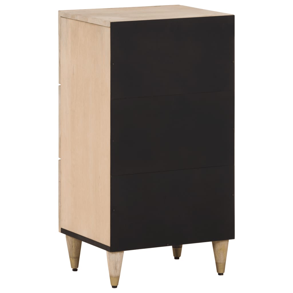 Credenza-Buffet-Armadio da cucina 40x33x75 cm in Legno Massello di Mango 581544