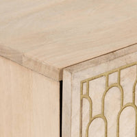 Credenza-Buffet-Armadio da cucina 40x33x75 cm in Legno Massello di Mango 581544