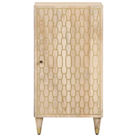 Credenza 40x33x75 cm in Legno Massello di Mango 358272