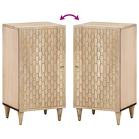 Credenza 40x33x75 cm in Legno Massello di Mango 358272