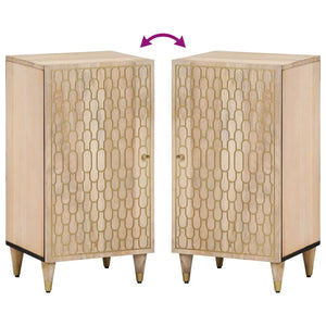 Credenza 40x33x75 cm in Legno Massello di Mango 358272